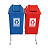 Conjunto para Coleta Seletiva JSN – 2 Cestos de 60L - Imagem 3
