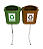 Conjunto para Coleta Seletiva JSN – 2 Cestos de 40L - Imagem 4