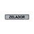 Placa Zelador - PVC com Adesivo Escovado - 30x6,5 cm - Imagem 1