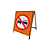 Cavalete de Sinalização – Placa R-7 "Proibido Ultrapassar" - Imagem 1