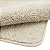 02 unidades - Tapete Microfibra Soft Color 60X40CM - Bege - Imagem 2