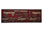 Jogo De Pia 3 Pcs 110X36/60X36CM Cafe Marrom S19 222-04I - Imagem 3