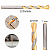 10 Brocas Para Concreto 10 X 120 mm Golden Line Haste Cilíndrica MTX - Imagem 2