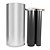 Lixeira de copos Misto - Água e Café em aço inox Com Tampa Plástica - Imagem 3