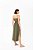 Vestido La Quessine Verde Militar Tressé - Imagem 4