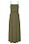 Vestido La Quessine Verde Militar Tressé - Imagem 1