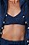 Camisa Loulou Azul Marinho Terry - Imagem 6