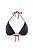 Top Sahy Azul Marinho/Vermelho Twist - Imagem 1