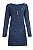Blusa Gaia Azul Marinho Terry - Imagem 1