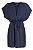 Vestido Ravello Azul Marinho Voil - Imagem 1