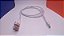 Cabo de carregamento/dados 1m, Metal, para Celular, USB/Micro USB, marca FAM, modelo FCA-R812. - Imagem 4