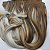 2 telas de tic tcs de cabelo  bio humano com mechas idêntico ao cabelo humano . - Imagem 3