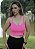 Top Cropped Pink Neon - Power - Imagem 1