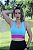Top Nadador Azul Claro com Pink - Poliamida - Imagem 2
