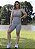 Shorts Meia Coxa Cinza Claro - Power Confort - Imagem 6