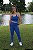 Top Cropped Azul Cobalto - Poliamida - Imagem 4