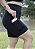 Shorts Meia Coxa com Bolso Preto - Poliamida - Imagem 1