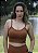 Top Cropped Caramelo - Poliamida - Imagem 1