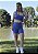 Conjunto Azul Serenity - Shorts Curto e Top Ombro Trançado - Imagem 4