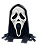 Máscara Realista Terror Horror Halloween Ghost Face Panico versão 03  Scream Mask  Cosplay - Imagem 1