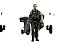 Boneco Top Gun Ice man Tom Kazanski 1/6 Did  Toys -  Geek 1/6  Pilot Tom & Nick - Imagem 3