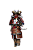 Boneco   Empires Diecast Alloy Takeda Shingen Samurai Coo Model  1/6 - Imagem 1
