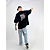 Camiseta Oversized Bulldrop Preta - Imagem 3