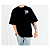 Camiseta Oversized Bulldrop Preta - Imagem 2