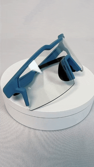 Óculos Bulldrop Runner Fotocromático Azul - Imagem 4