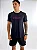 Camiseta Poliamida Athlete Preto/Rosa - Masculina - Imagem 1