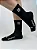 Meia Runner de Poliamida Preto com Branco - Imagem 1