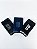 Kit 3 Munhequeiras Seca Suor - Preto/Branco, Azul Marinho e Preto/Cinza - Imagem 1