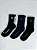 Kit 3 Meias Runner de Poliamida - Preto/Branco, Azul Marinho e Preto/Cinza - Imagem 1