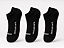 Kit 3 Meias Runner de Poliamida - Preto/Branco (Cano Baixo) - Imagem 1