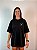 Camiseta Oversized Preta Circular - Imagem 4