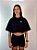 Cropped Oversized Preto Circular - Imagem 2