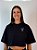 Cropped Oversized Preto Circular - Imagem 1