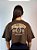 Cropped Oversized Marrom Hard Work - Imagem 3