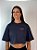 Cropped Oversized  Azul Drop Limits - Imagem 1