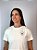 Baby Look Algodão Off-White Circular - Imagem 1
