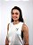Regata Algodão Off-White Circular Feminina - Imagem 3