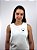 Regata Algodão Off-White Circular Feminina - Imagem 1
