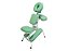 Cadeira para Quick Massage / Shiatsu Verde Claro com Estrutura Branca - Legno - Imagem 1