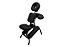 Cadeira para Quick Massage / Shiatsu Preta com Estrutura Preta - Legno - Imagem 1