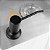 Dosador De Detergente Dispenser Para Cuba Inox Embutir Preto - Imagem 3