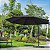 Ombrelone Guarda Sol Praia Jardim Lateral 3 Metros Preto Com Base - Imagem 2
