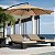 Ombrelone Com Led Guarda Sol De Praia Jardim Lateral 3m - Imagem 2