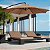 Ombrelone Com Led Guarda Sol De Praia Jardim Lateral 3m - Imagem 2