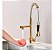 Cuba Pia Gourmet Inox Dourada Nano Quadrada Cozinha 50x45 - Imagem 8