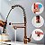 Pia Inox Cuba Gourmet Rose Nano Quadrada Cozinha Luxo 50x45  + Torneira monocomando luxo - Imagem 9